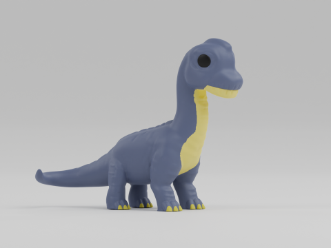 Brachiosaurus funko pop from the Jurassic park 3D Baskı Modeli