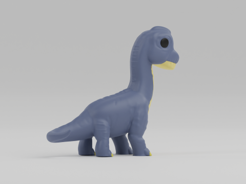 Brachiosaurus funko pop from the Jurassic park 3D Baskı Modeli