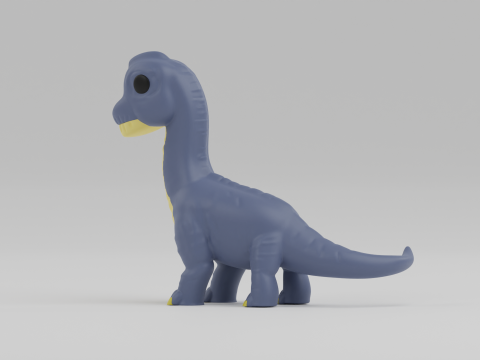Brachiosaurus funko pop from the Jurassic park 3D Baskı Modeli