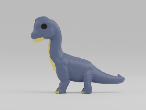 Brachiosaurus funko pop from the Jurassic park 3D Baskı Modeli