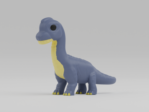 Brachiosaurus funko pop from the Jurassic park 3D Baskı Modeli
