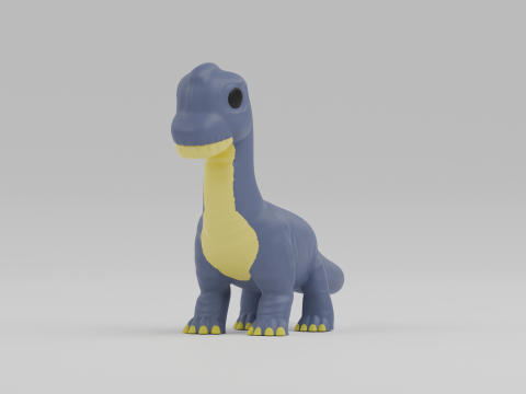 Brachiosaurus funko pop from the Jurassic park 3D Baskı Modeli