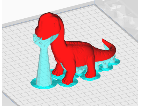 Brachiosaurus funko pop from the Jurassic park 3D Baskı Modeli