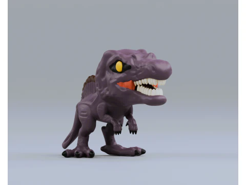 Spinosaurus funko pop from jurassic park 3D Print Model
