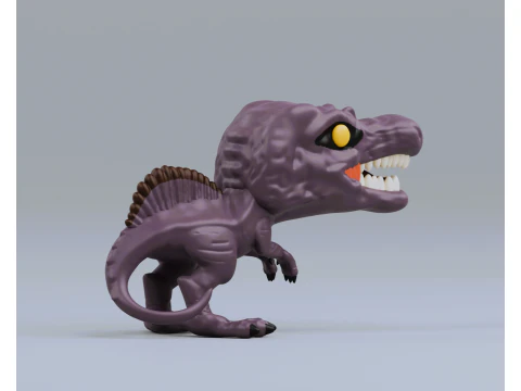 Spinosaurus funko pop from jurassic park 3D Print Model