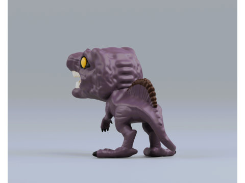 Spinosaurus funko pop from jurassic park 3D Принт Модель
