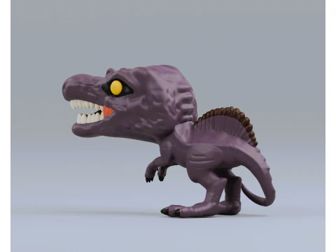 Spinosaurus funko pop from jurassic park 3D Print Model