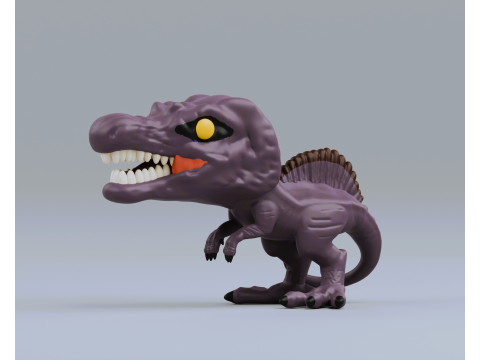 Spinosaurus funko pop from jurassic park 3D Принт Модель