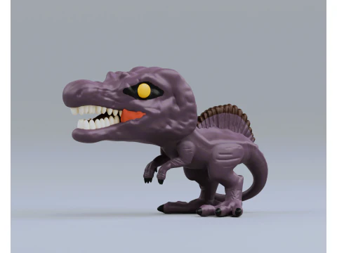 Spinosaurus funko pop from jurassic park 3D Print Model