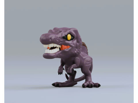 Spinosaurus funko pop from jurassic park 3D Принт Модель