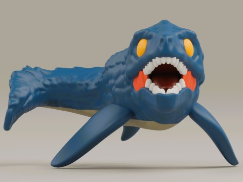 Mosasaurus funko pop from the Jurassic Park franchise 3Dプリントモデル