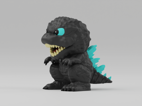 Mosasaurus funko pop from the Jurassic Park franchise Modelo de impresión 3D