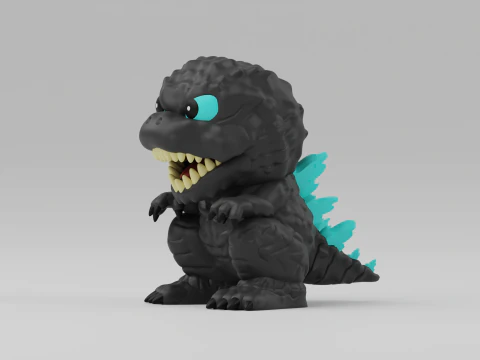 Mosasaurus funko pop from the Jurassic Park franchise 3D Print Model