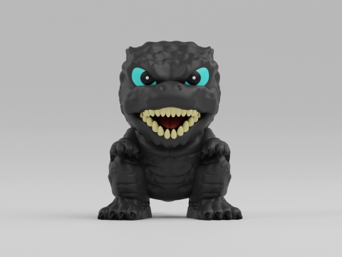 Mosasaurus funko pop from the Jurassic Park franchise Modelo de impresión 3D