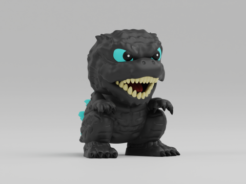 Mosasaurus funko pop from the Jurassic Park franchise Modelo de impresión 3D