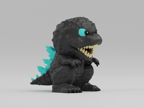 Mosasaurus funko pop from the Jurassic Park franchise Modelo de impresión 3D