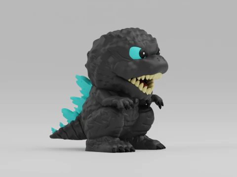 Mosasaurus funko pop from the Jurassic Park franchise 3D Print Model