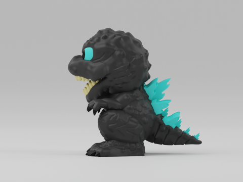 Mosasaurus funko pop from the Jurassic Park franchise Modelo de impresión 3D