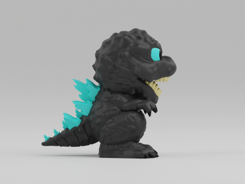 Mosasaurus funko pop from the Jurassic Park franchise Modelo de impresión 3D