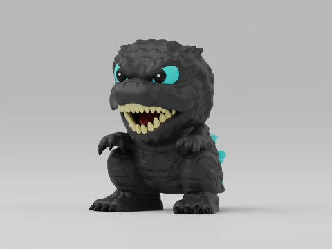 Mosasaurus funko pop from the Jurassic Park franchise 3D Print Model