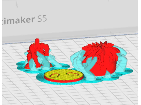 Luffy and Zoro funko models from the anime one piece 3D Print Model