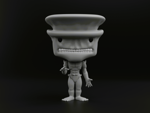 Kaiju No 9 funko pop from the anime Kaiju No 8 Modèles 3D en vedette