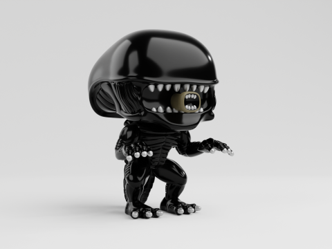 Xenomorph funko pop from the movie alien 3Dプリントモデル