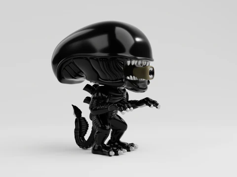 Xenomorph funko pop from the movie alien 3D Print Model
