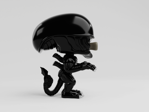 Xenomorph funko pop from the movie alien 3Dプリントモデル