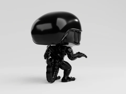Xenomorph funko pop from the movie alien 3D Print Model
