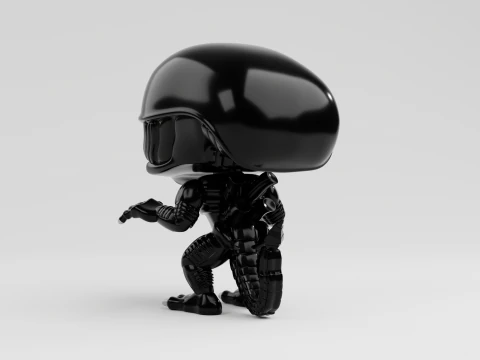 Xenomorph funko pop from the movie alien 3D Print Model