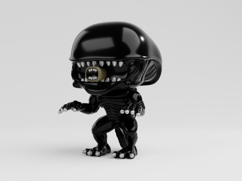 Xenomorph funko pop from the movie alien 3Dプリントモデル