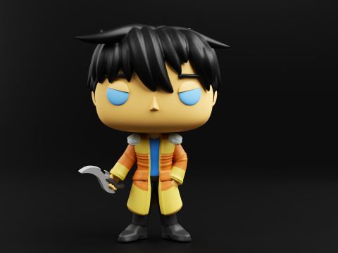 Jin from the battle of Ice Elves Funko Pop from solo leveling Modelo de Impressão 3D