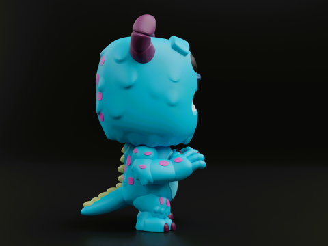 Sulley funko pop from the movie monsters inc Modelo de Impressão 3D