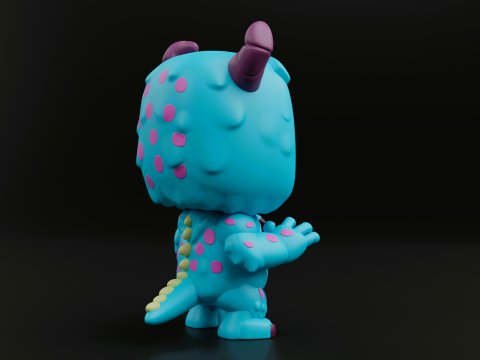 Sulley funko pop from the movie monsters inc Modelo de Impressão 3D