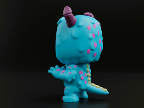 Sulley funko pop from the movie monsters inc Modelo de Impressão 3D