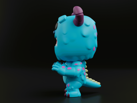 Sulley funko pop from the movie monsters inc Modelo de Impressão 3D