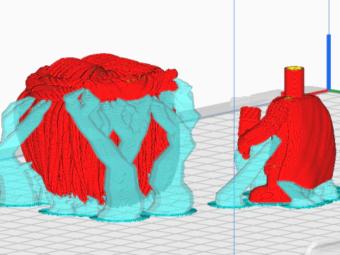 Thor funko pop with Hammer Stormbreaker 3D Print Model