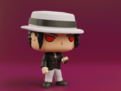 Muzan Kibutsuji Funko pop from the anime demon slayer 3D 프린트 모델