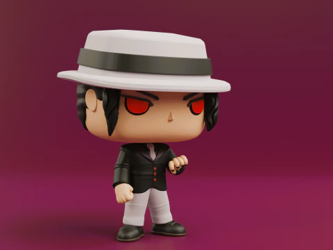 Muzan Kibutsuji Funko pop from the anime demon slayer 3D Print Model