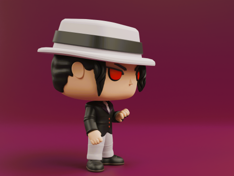 Muzan Kibutsuji Funko pop from the anime demon slayer 3D 프린트 모델