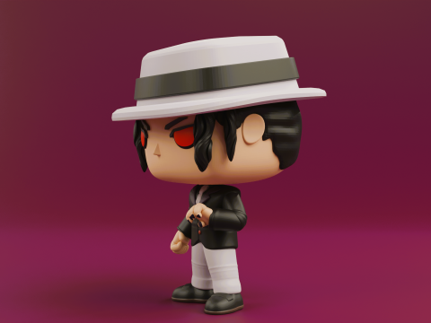 Muzan Kibutsuji Funko pop from the anime demon slayer 3D 프린트 모델