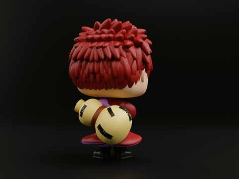 Gaara funko pop from the anime naruto shippuden 3D Принт Модель