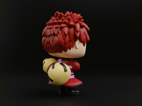 Gaara funko pop from the anime naruto shippuden 3D Принт Модель