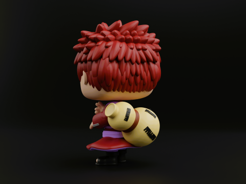 Gaara funko pop from the anime naruto shippuden 3D Принт Модель