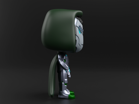 Infamous Iron Man funko pop from the Marvel Comics 3D Print Model