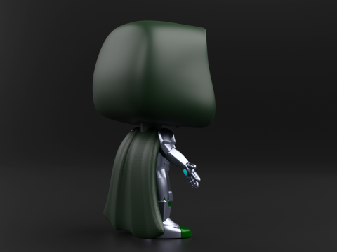 Infamous Iron Man funko pop from the Marvel Comics 3D Print Model