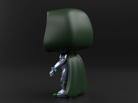 Infamous Iron Man funko pop from the Marvel Comics 3D Print Model