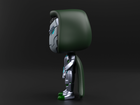 Infamous Iron Man funko pop from the Marvel Comics 3D Print Model