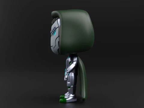 Infamous Iron Man funko pop from the Marvel Comics 3D Print Model